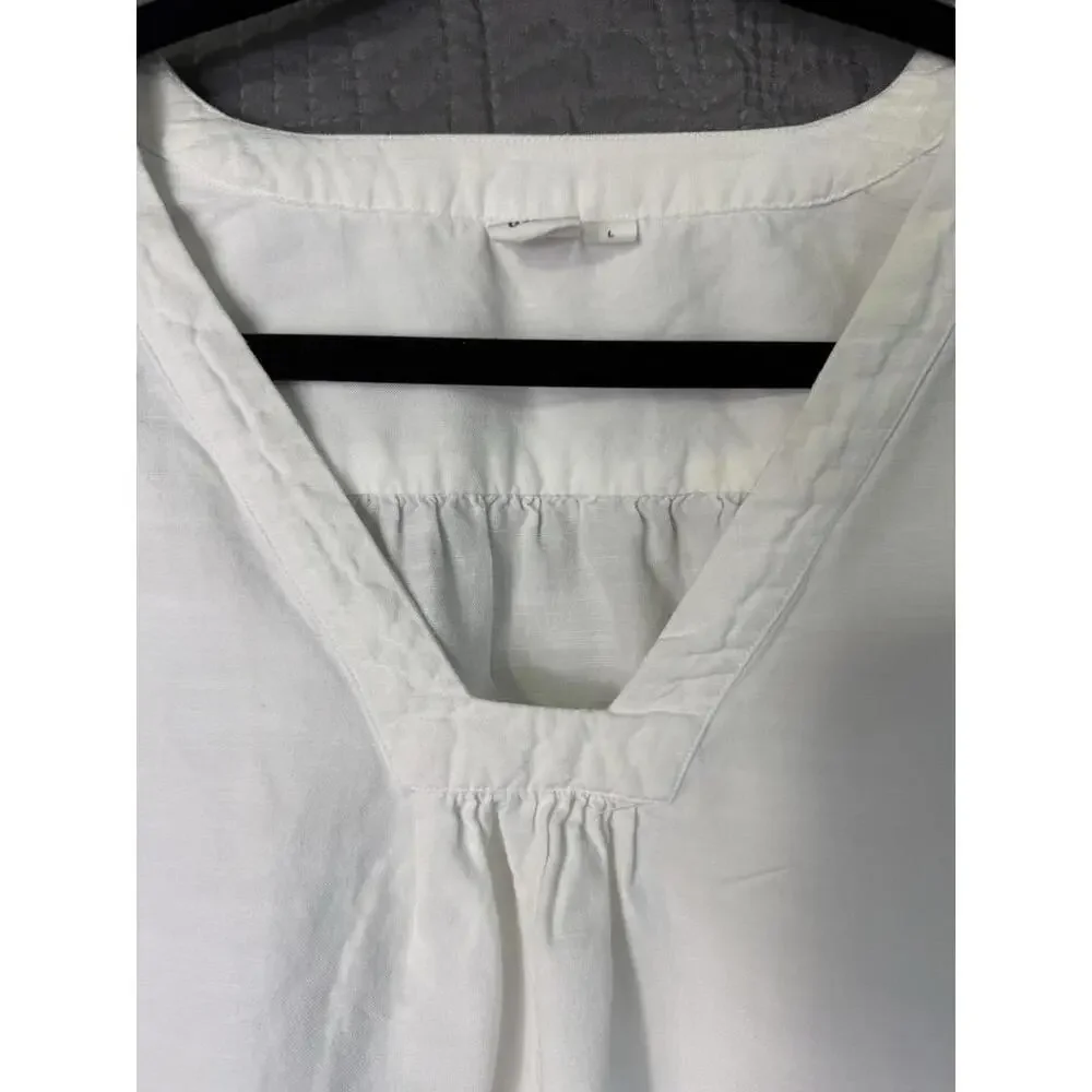 Woman‎ Bell Sleeve Embroidered Blouse Gap Size L